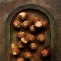 Chocolate ginger truffles